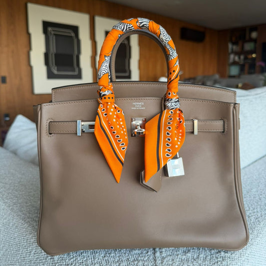 Bolsa Hermès Birkin Marrom 25