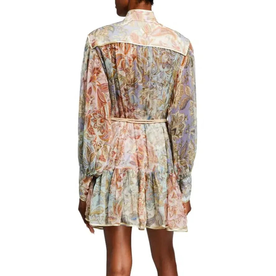Vestido Zimmermann Lucky Bound Mini Dress Tam 36 BR