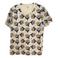 Camiseta Tory Burch Bege Estampada Tam M Br