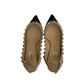 Scarpin Valentino Preto e Bege Tam 34 Br