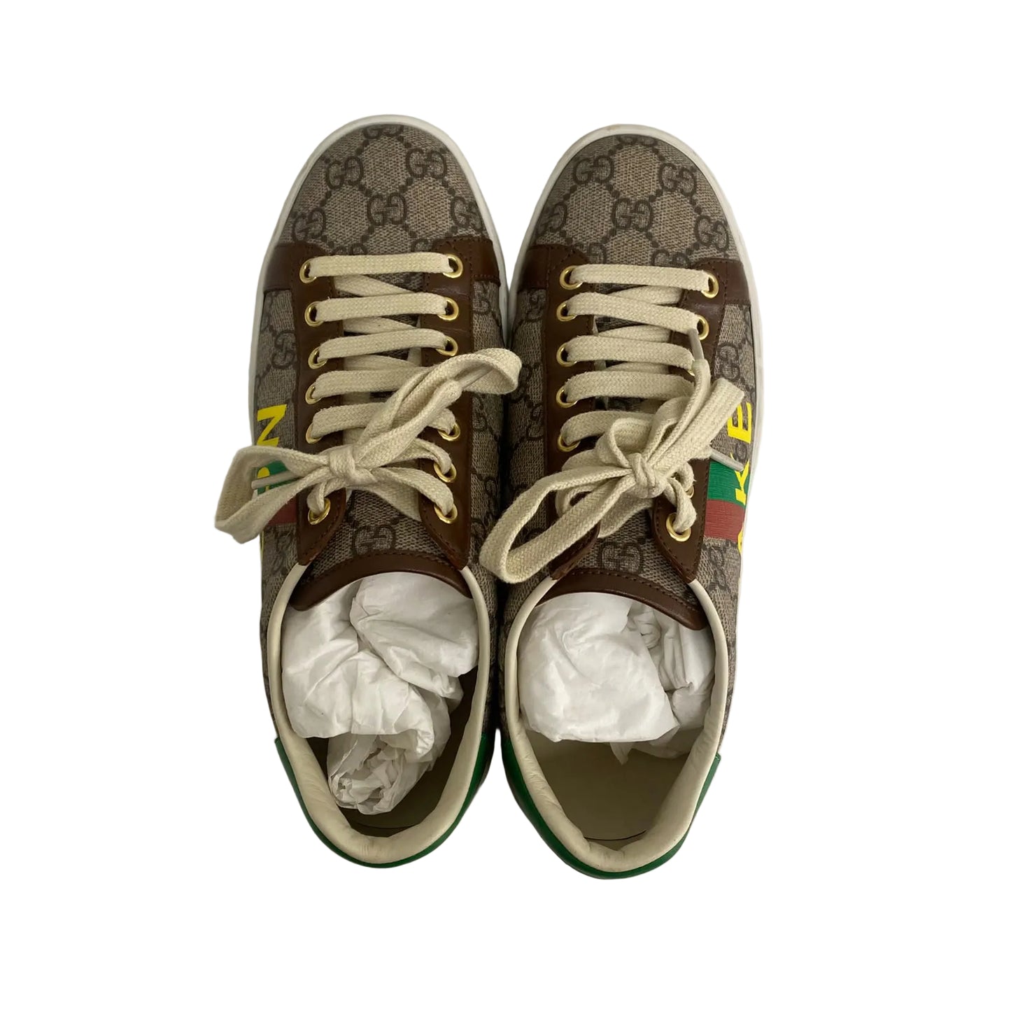 Tenis Gucci Monograma Marrom Tam 34,5 Br