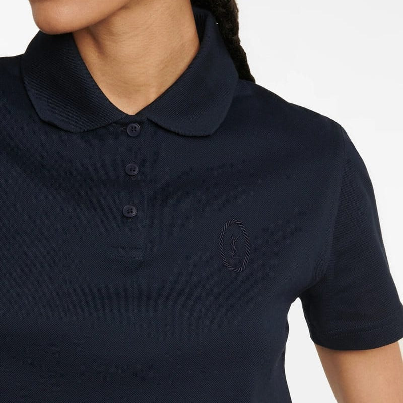Cropped Polo Saint Laurent Tam PP BR
