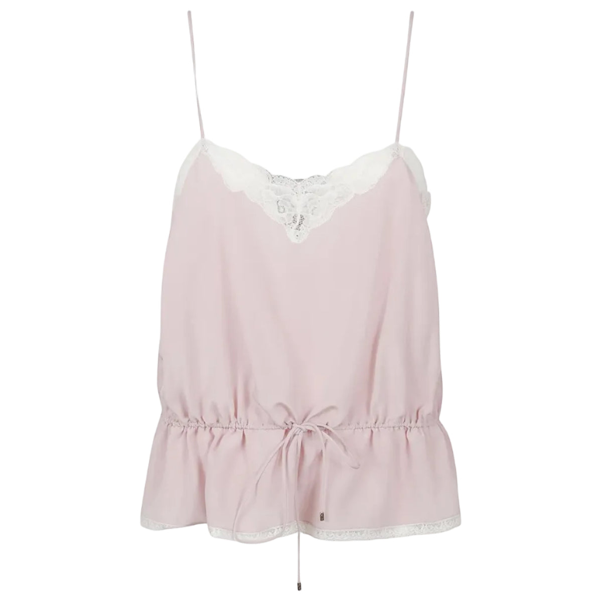 Blusa Chloé Rosa Com Renda Tam 36 BR