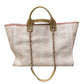 Bolsa Chanel Deauville Listra Rosa