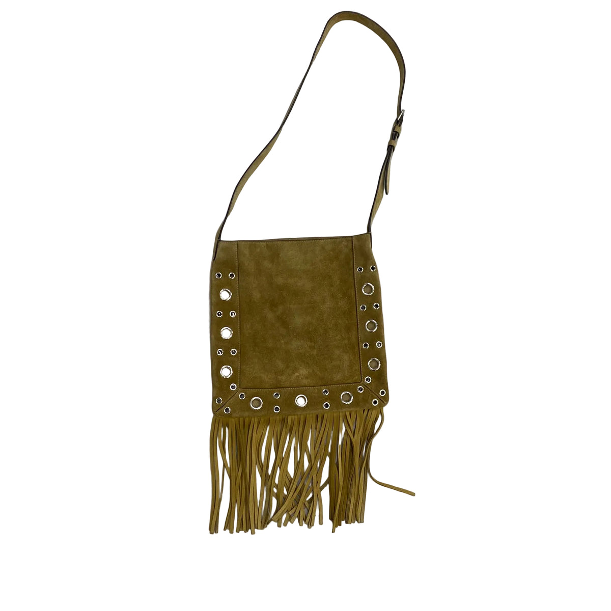 Bolsa suede Valentino Garavani Nellcôte Fringe