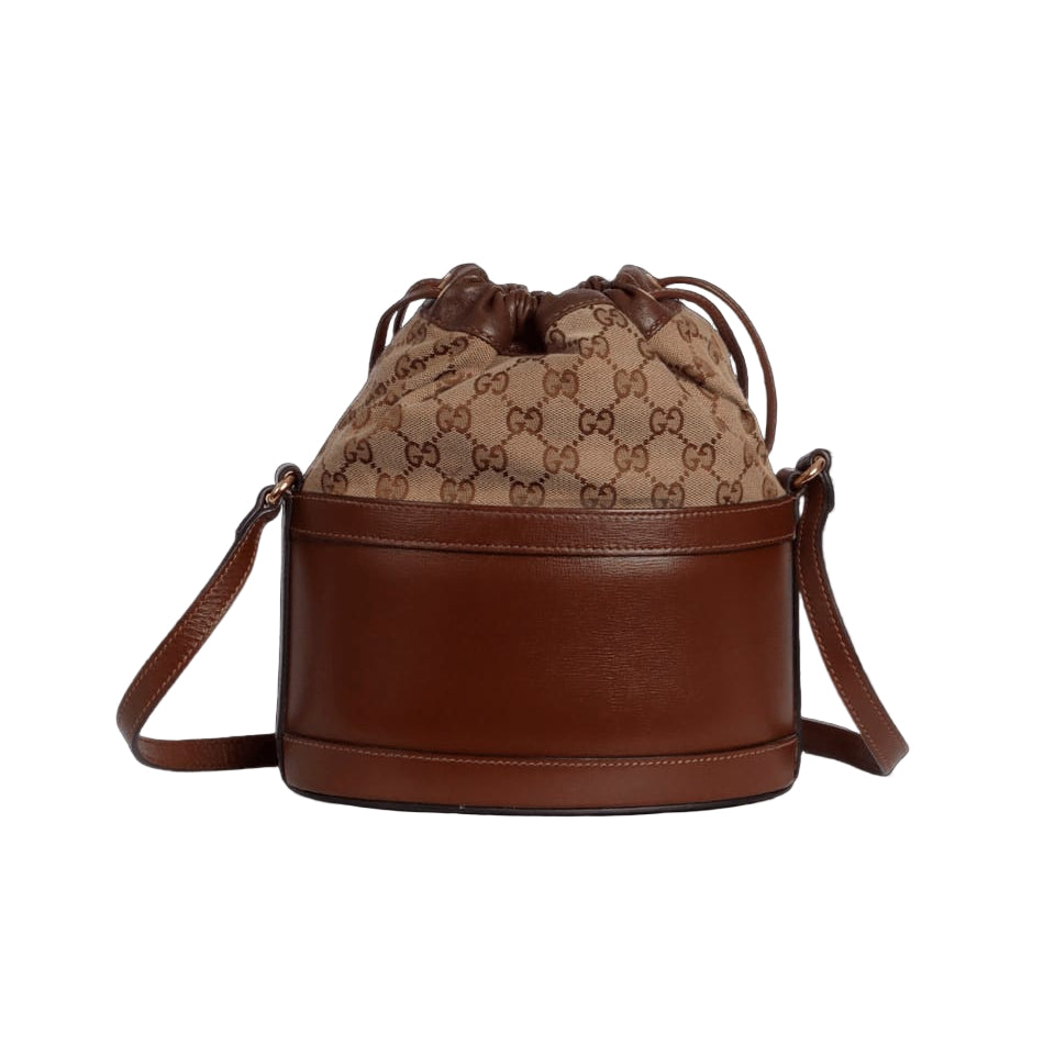 Bolsa Gucci Horsebit Marrom