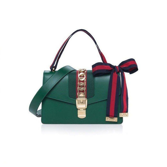 Bolsa Gucci Sylvie Verde