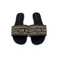 Rasteira Dior Dway Slide Preta Tam 37 BR