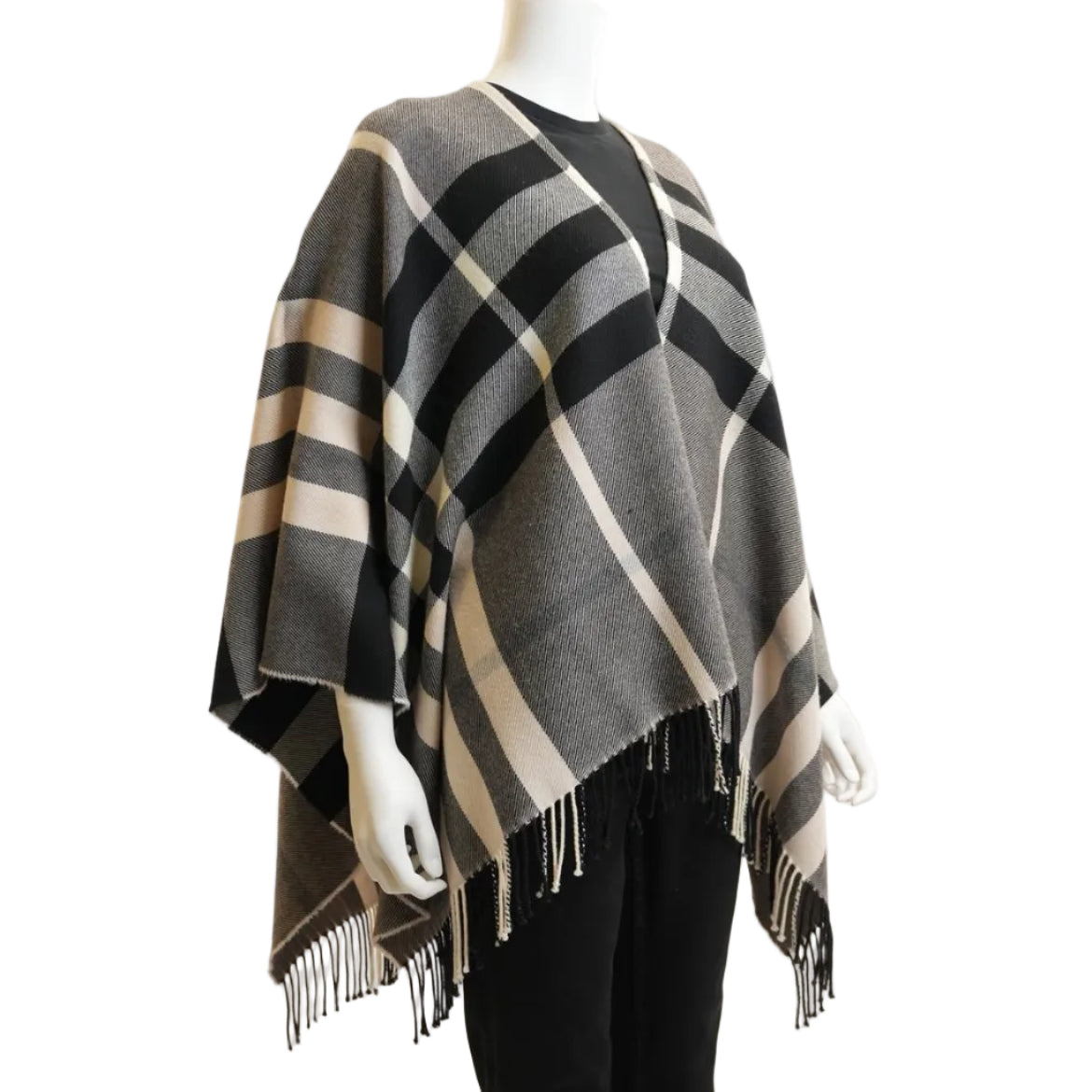 Poncho Burberry Listrado