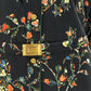 Vestido Tory Burch Preto Estampado Tam G BR