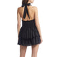 Vestido Love Shack Fancy Preto Bordado Tam P