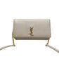 Bolsa Saint Laurent Cassandra Off White