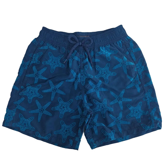 Bermuda Vilebrequin Estrela do Mar Azul Infantil Tam 10 Anos Br