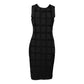 Vestido Chanel Tons de Preto Tam 38 BR