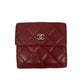 Carteira Chanel Quilted Vinho