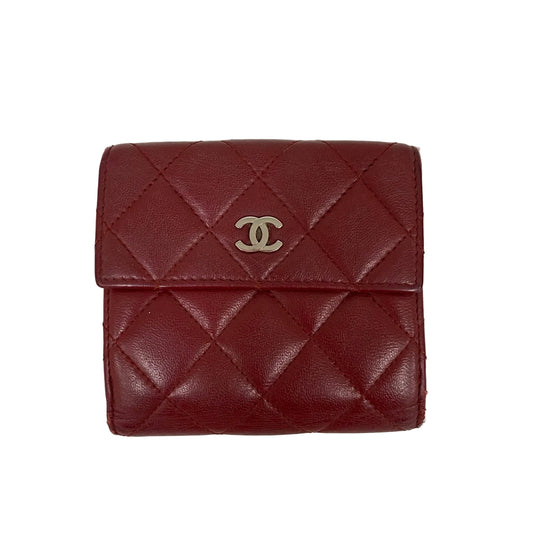 Carteira Chanel Quilted Vinho