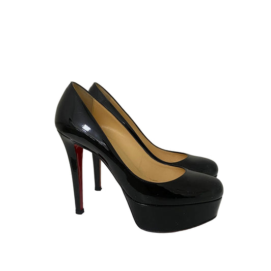 Sandália Louboutin Vinil Preta Tam 35,5 Br