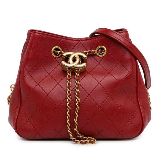 Bolsa Chanel Egyptian Bucket Vermelha