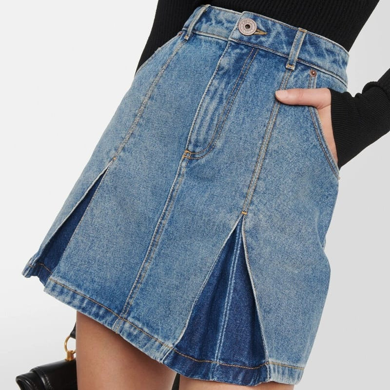 Saia Balmain Jeans  Tam 32 Br
