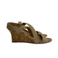 Sandalia Manolo Blahnik Bege Tam 40 Br