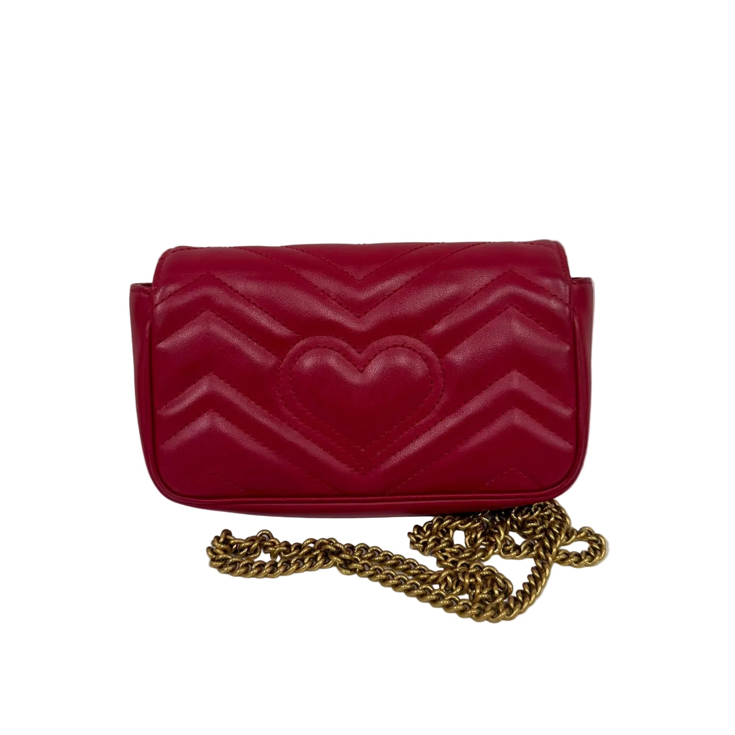Bolsa Gucci GG Marmont Mini Vermelha