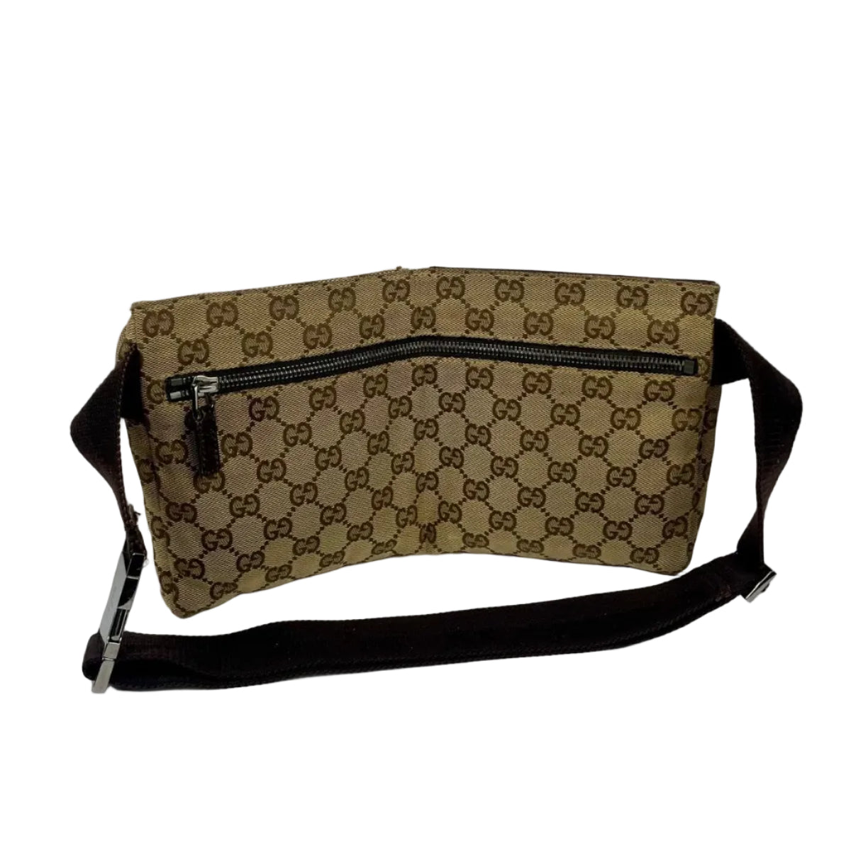 Pochete Gucci Belt Bag Monograma Bege