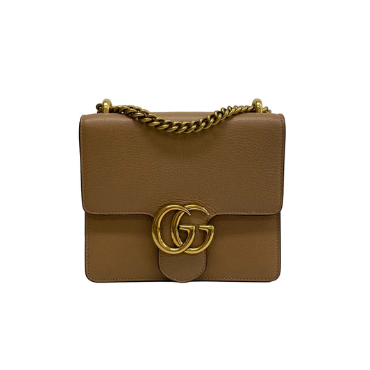 Bolsa Gucci GG Bege Ferragem Dourada