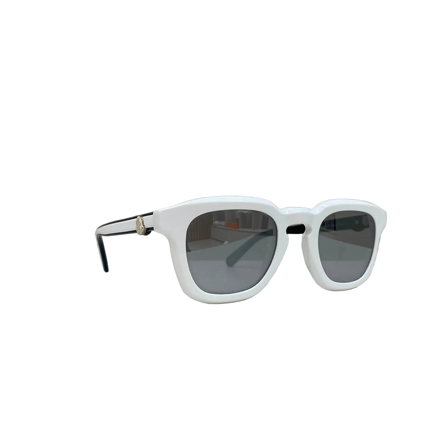 Oculos Moncler Redondo Branco