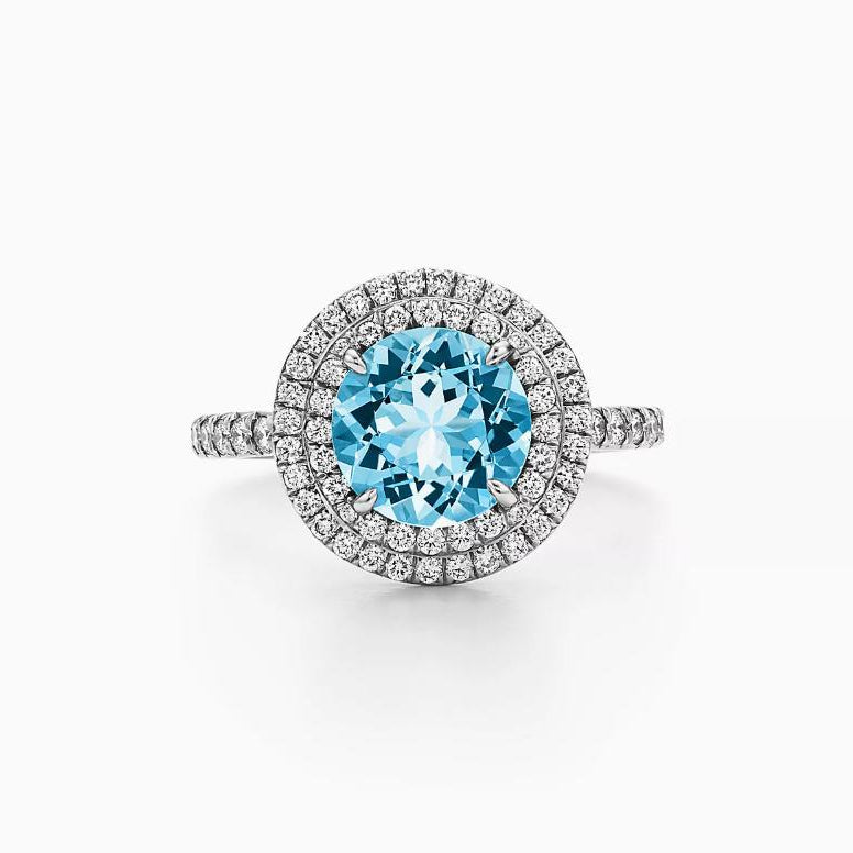 Conjunto Tiffany Água Marinha
