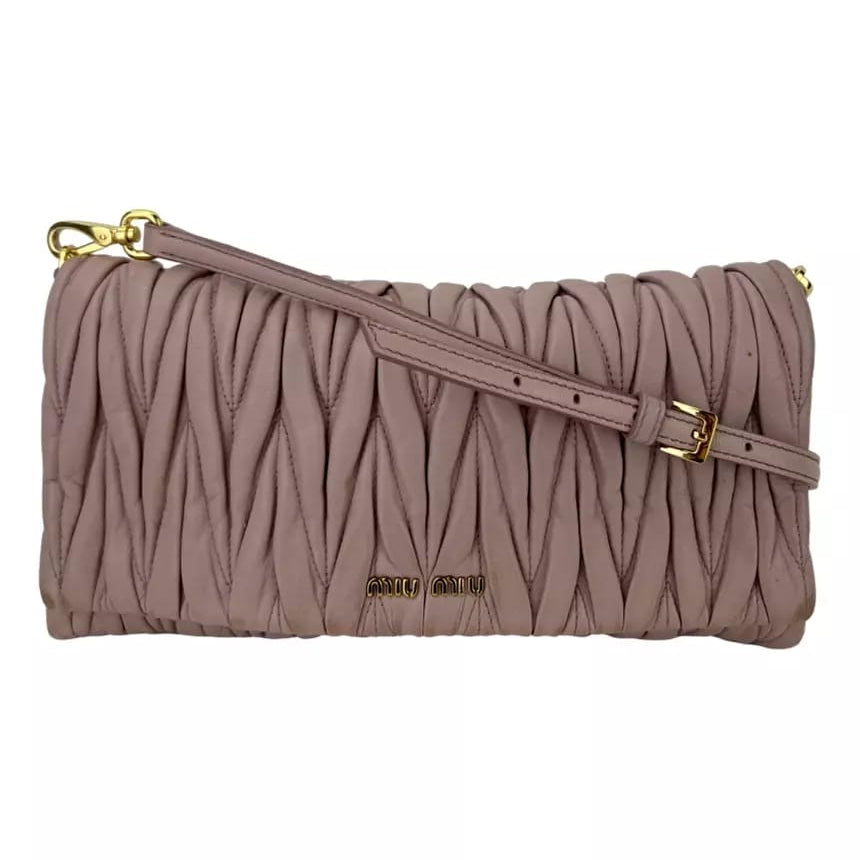 Bolsa Miu Miu Matelassê Roxa