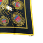Lenço Hermès Preto Estampa Navio