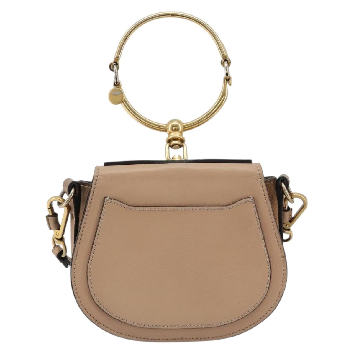 Bolsa Chloé Envernizada Bege Nile