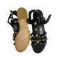 Rasteira Balenciaga Preta Com Ferragem Tam 34,5 Br