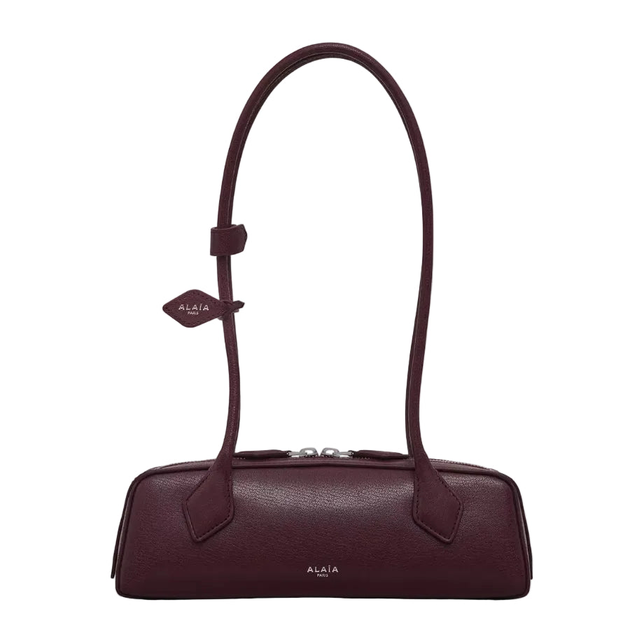Bolsa Alaïa Le Teckel Bordô