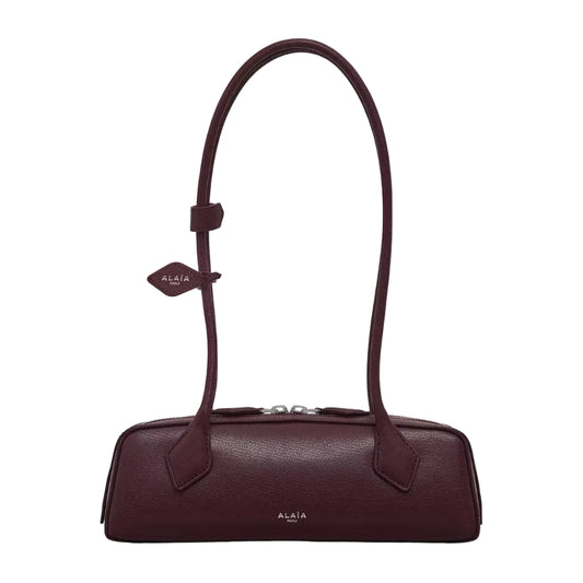Bolsa Alaïa Le Teckel Bordô