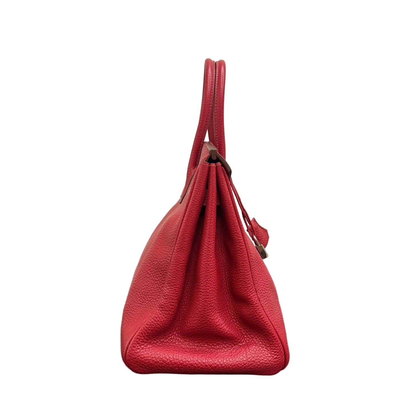 Bolsa Hermes Birkin Vermelha Palladium 35