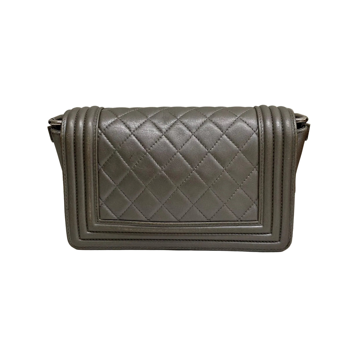 Bolsa Chanel Boy Bag Medium Prata