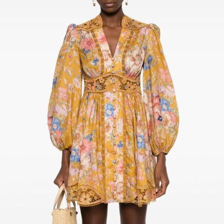 Vestido Zimmerman Estampado Tam 36 BR