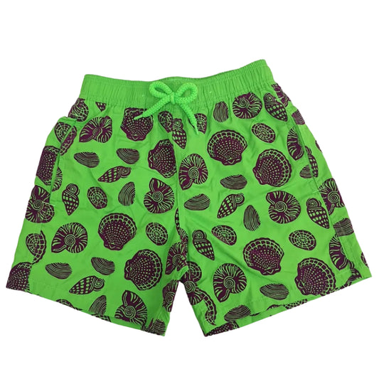 Bermuda Vilebrequin Amarelo Conchas Infantil Tam 10 Anos Br