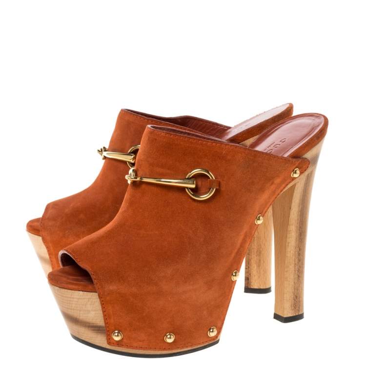 Tamanco Gucci Laranja Tam 35 BR