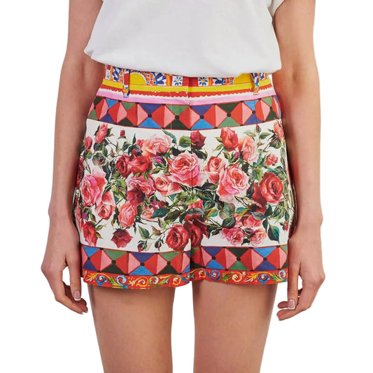Shorts Dolce&Gabbana Colorido Tam 34 Br