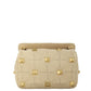 Bolsa Valentino Garavani Tecido Bege