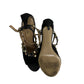 Sandália Valentino Garavani Rockstud Open Toe Preta Tam 36,5 BR