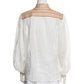 Blusa Zimmermann Brighton Embellished Branca TAM PP BR
