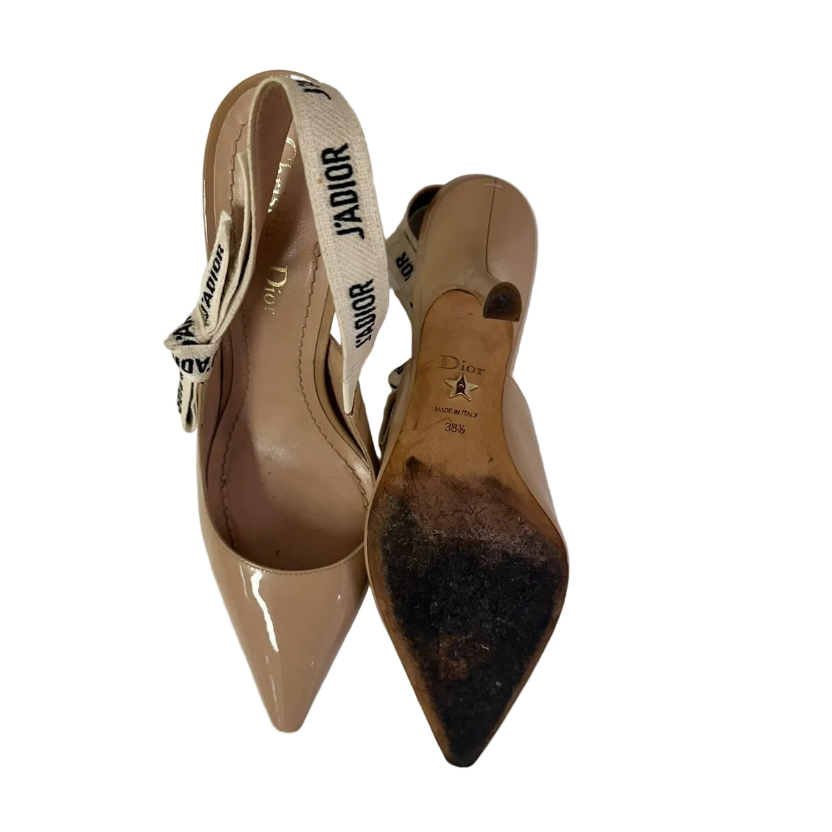 Scarpin Dior Slingback J'Adior Bege Tam 36,5 BR