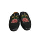 Mule Gucci Princetown Preto Flor Rosa Tam 37 BR