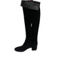 Bota Gianvito Rossi Preta Camurça Tam 37 Br