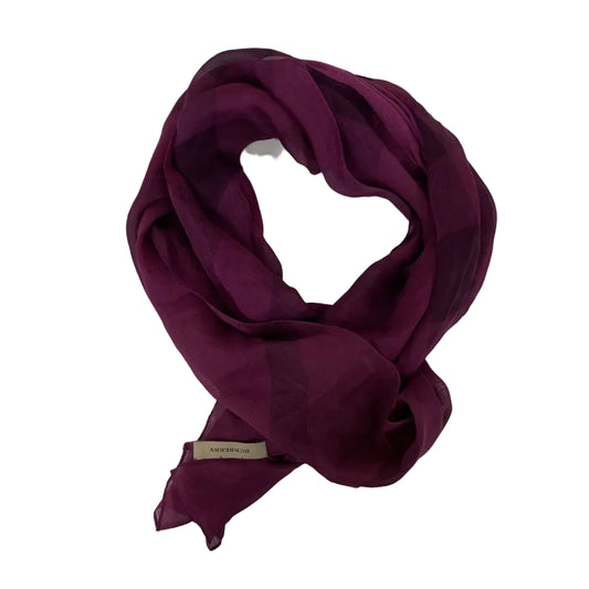 Lenço Burberry Estampado Roxo