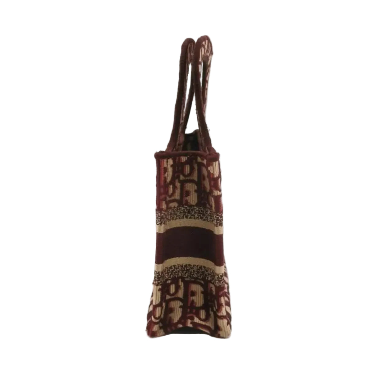 Bolsa Burgundy Oblique Monogram Canvas Mini Book Tote