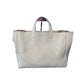 Bolsa Chanel Caviar Stitched Large Shopping Tote Off White